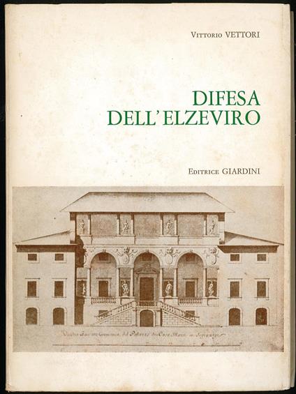 Difesa dell'elzeviro - Vittorio Vettori - copertina