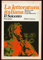letteratura Italiana. Il Seicento parte prima