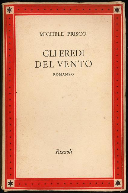Gli eredi del vento - Michele Prisco - copertina