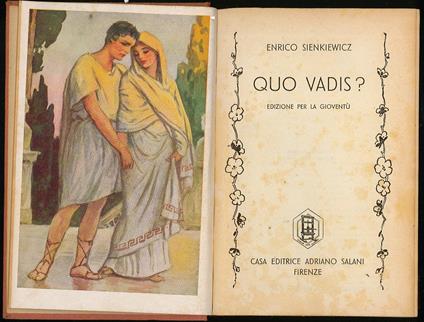 Quo vadis? - copertina