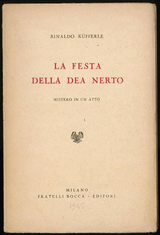 festa della Dea Nerto - copertina