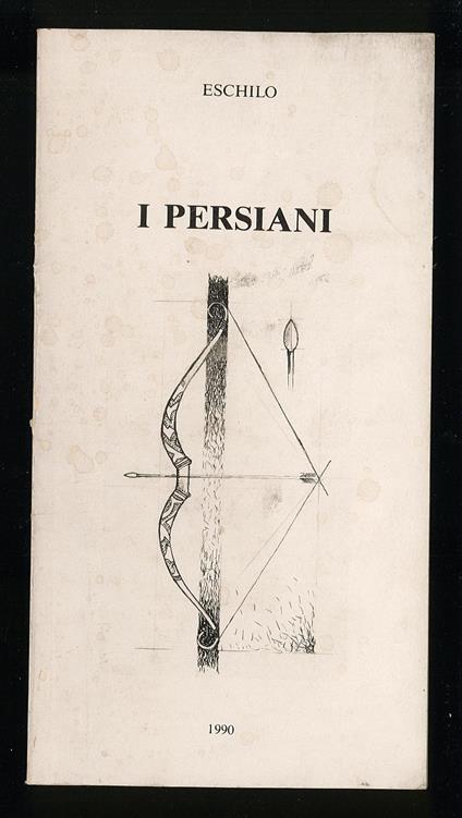 I persiani - Eschilo - copertina