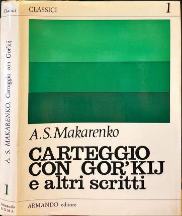 Carteggio con Gor'kij e altri scritti - copertina