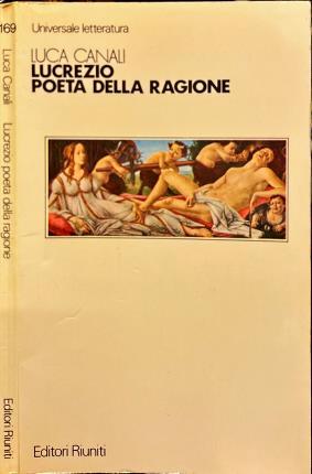 Lucrezio, poeta della ragione - Luca Canali - copertina