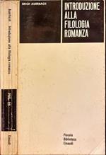 Introduzione alla filologia romanza