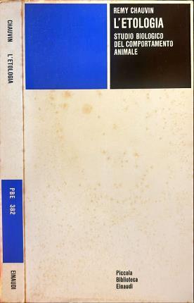 L' etologia - Rémy Chauvin - copertina