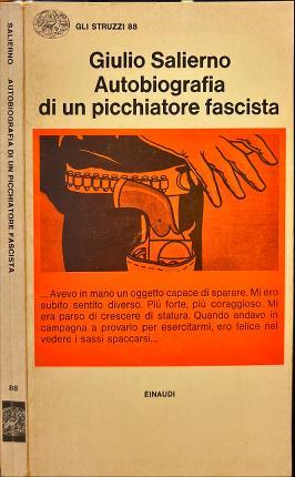 Autobiografia di un picchiatore fascista - Giulio Salierno - copertina