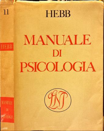 Manuale di psicologia - Donald O. Hebb - copertina