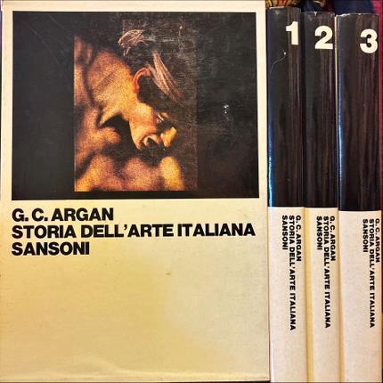 Storia dell'arte italiana. Tre volumi - Giulio Carlo Argan - copertina