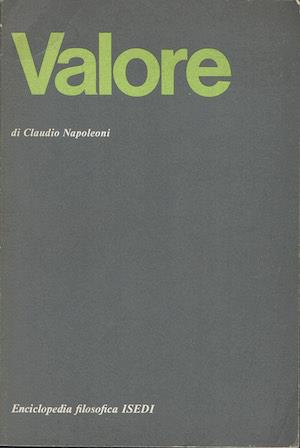 Valore - Claudio Napoleoni - copertina