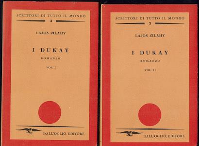 I Dukay -1 e 2 volume - Lajos Zilahy - copertina
