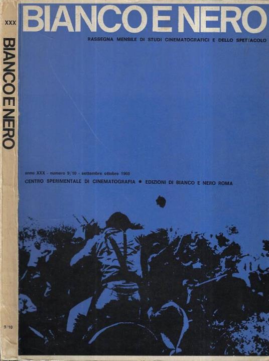 Bianco e nero Anno XXX n. 9 - 10 - copertina