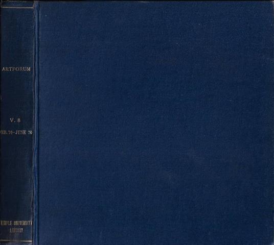 Artforum - copertina