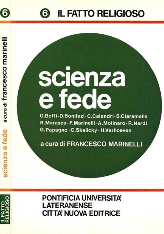 Scienza e fede - copertina