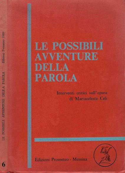 Le possibili avventure della parola - copertina