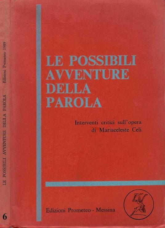 Le possibili avventure della parola - copertina