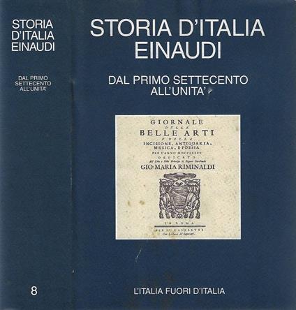 Storia d'Italia Einaudi - copertina
