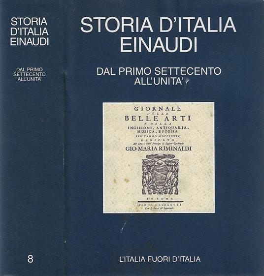 Storia d'Italia Einaudi - copertina