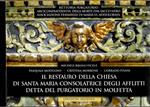 Il restauro della chiesa di Santa Maria Consolatrice degli Afflitti detta del Purgatorio in Molfetta