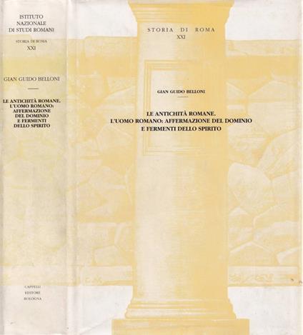 Le antichità romane - G. Guido Belloni - copertina