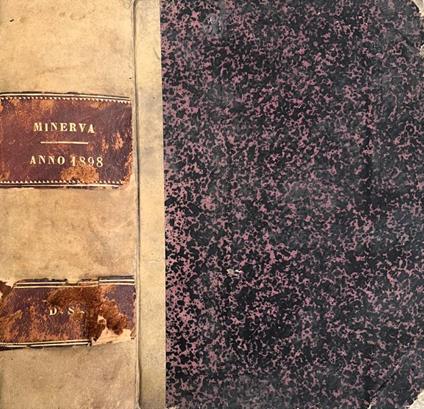 Minerva, vol. XV-XVI, gennaio-dicembre 1898 - copertina