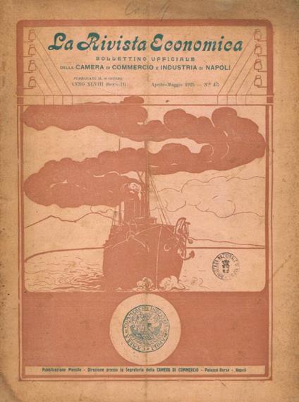 La rivista economica. Bollettino ufficiale della Camera di Commercio e Industria n.4-5, 1925 - copertina