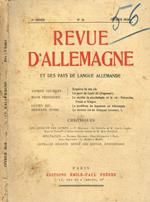 Revue d'Allemagne n.16, anno 1929