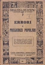 Errori e pregiudizi popolari