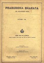 Prabuddha Bharata or Awakened India october 1938