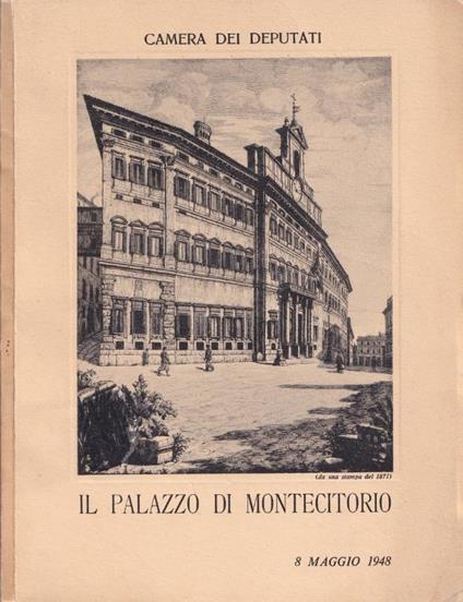 Il Palazzo di Montecitorio - copertina