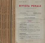 Rivista penale n. dal n. 1 al n. 10 Anno 1949
