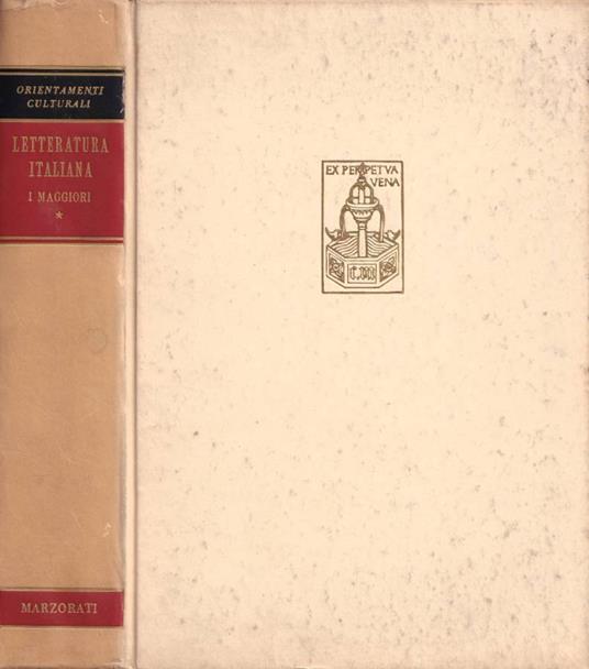 Letteratura italiana - copertina