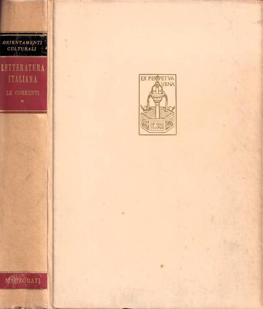 Letteratura italiana - copertina