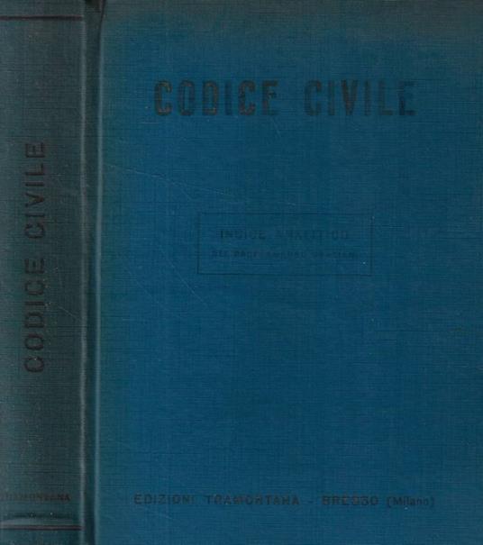 Codice civile con leggi di integrazione - copertina