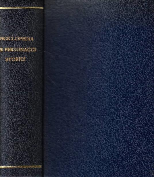 Enciclopedia dei personaggi storici - copertina