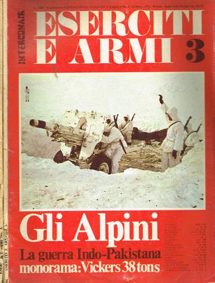 Eserciti e armi n.3, 4, anno 1972 - copertina