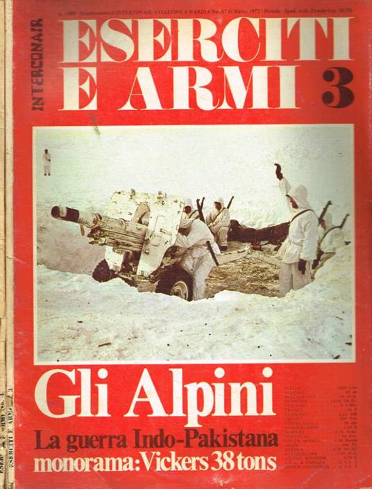 Eserciti e armi n.3, 4, anno 1972 - copertina
