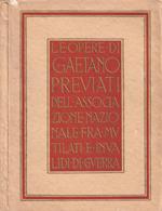 Le opere di Gaetano Previati dell'Associazione Nazionale fra mutilati ed invalidi di guerra