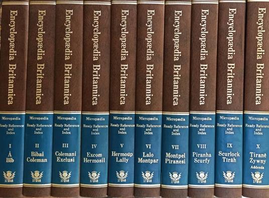Encyclopaedia Britannica (10vol) - copertina