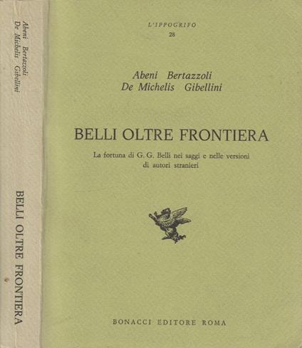 Belli oltre la frontiera - copertina