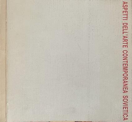 Aspetti dell'arte contemporanea sovietica - copertina