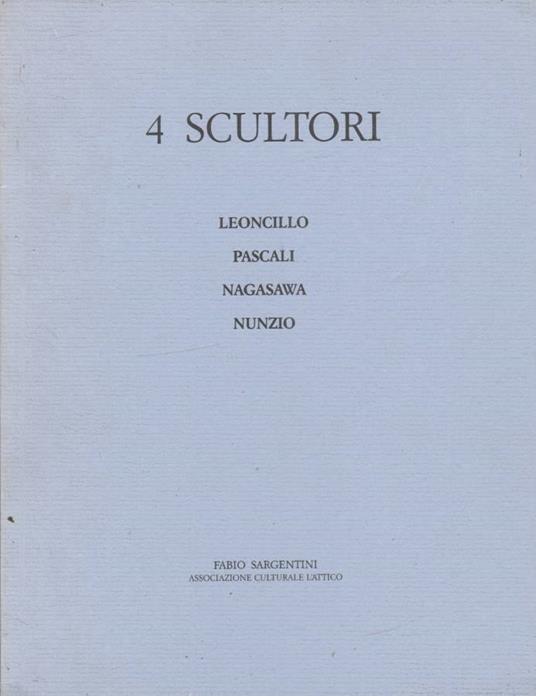 4 scultori - copertina