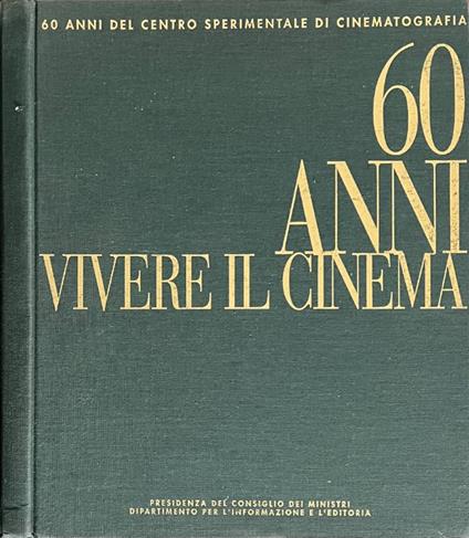 60 anni Vivere il cinema - copertina