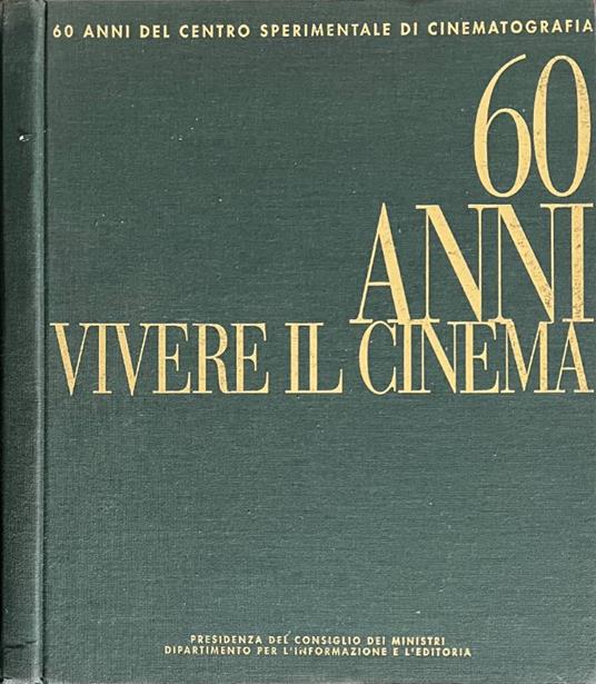 60 anni Vivere il cinema - copertina