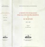 L' Istituto Italiano per gli Studi Filosofici e le Scienze 1975-1997