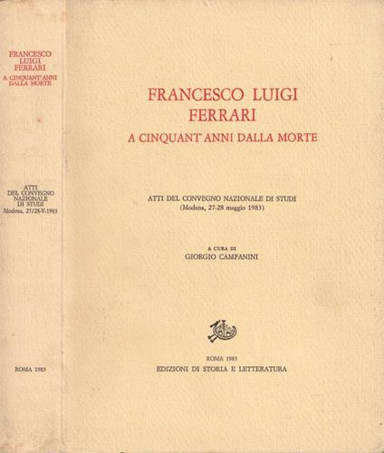 Francesco Luigi Ferrari - Giorgio Campanini - copertina