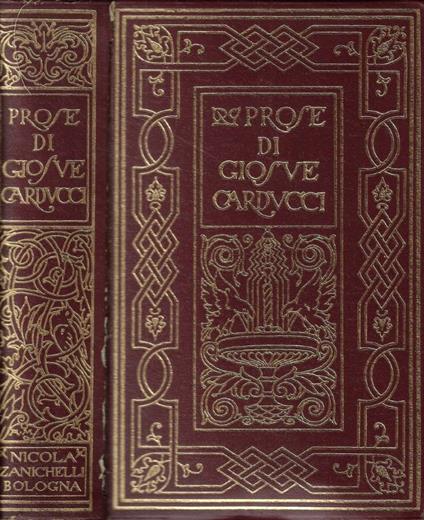 Prose - Giosuè Carducci - copertina