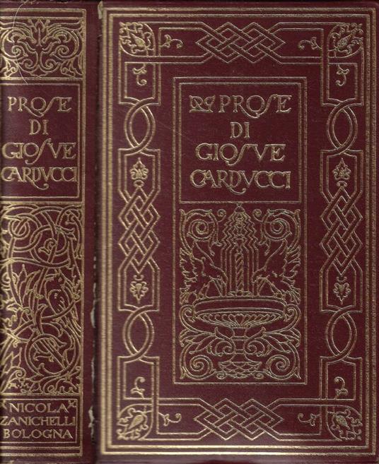 Prose - Giosuè Carducci - copertina