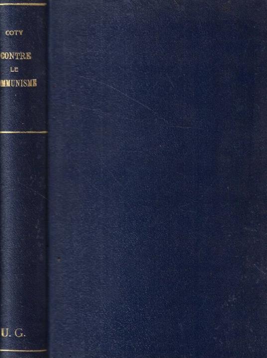 Contre le communisme - François Coty - copertina