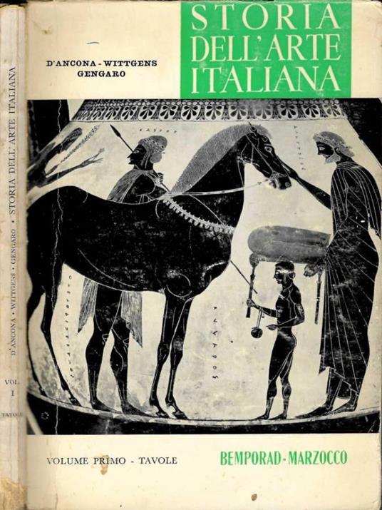 Storia dell'arte italiana - Alessandro D'Ancona - copertina